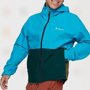 Cotopaxi Cielo Waterproof Rain Jacket (Mineral Blue) - Small - NWT
